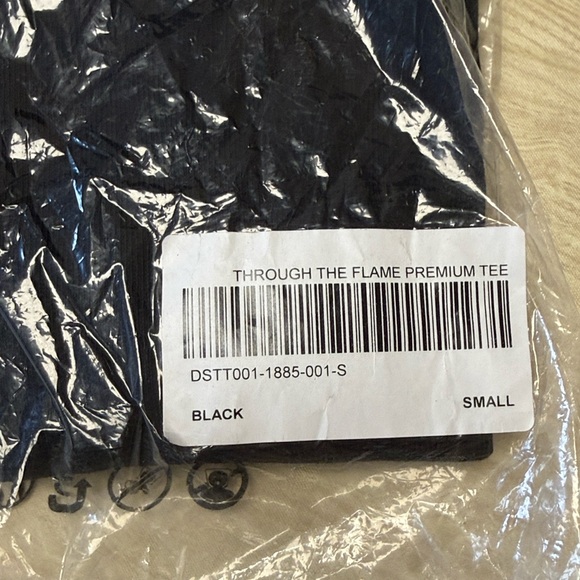 DARC SPORT THROUGH THE FLAME TEE BLACK - S - Picture 8 of 8